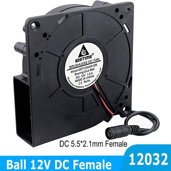 fans & coolings gdstime dual ball 12v dc female 5.5x2.1mm connector 12cm 120mm 120x120x32mm 12032 centrifugal blower turbo cooler cooling fa
fans & coolings gdstime dual ball 12v dc female 5.5x2.1mm connector 12cm 120mm 120x120x32mm 12032 centrifugal blower turbo cooler cooling fa