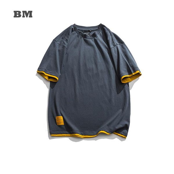 men's t-shirts summer japanese streetwear casual t shirt korean style loose couple clothes fashion harajuku men clothing, White;black
men's t-shirts summer japanese streetwear casual t shirt korean style loose couple clothes fashion harajuku men clothing, White;black