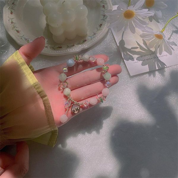 beaded, strands korean fashion pastoral sweet pink crystal beaded bracelet female ins fresh retro hollow sea shell pendant jewelry, Black
beaded, strands korean fashion pastoral sweet pink crystal beaded bracelet female ins fresh retro hollow sea shell pendant jewelry, Black