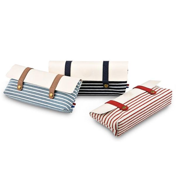 creative large capacity striped canvas pencil case personality student stationery korean version bags
creative large capacity striped canvas pencil case personality student stationery korean version bags