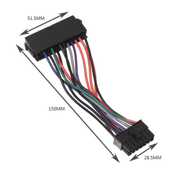 power supply cable cord 18awg wire atx 24 pin to 14 adapter for lenovo ibm q77 b75 a75 q75 motherboard computer cables & connectors
power supply cable cord 18awg wire atx 24 pin to 14 adapter for lenovo ibm q77 b75 a75 q75 motherboard computer cables & connectors