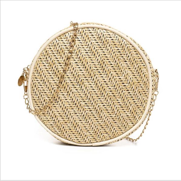 high-quality women straw bag fashion luxury designer rattan bale beach vacation woven one-shoulder messenger small round bags, Black;red
high-quality women straw bag fashion luxury designer rattan bale beach vacation woven one-shoulder messenger small round bags, Black;red