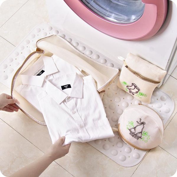 household thickening washing machine pocket underwear care bag filter mesh bra laundry special anti-deformation net bags
household thickening washing machine pocket underwear care bag filter mesh bra laundry special anti-deformation net bags