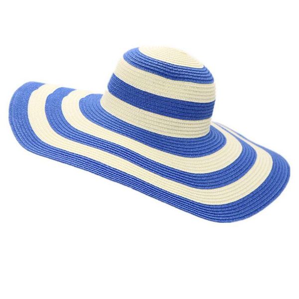 wide brim hats summer women's casual straw girls outdoor striped patchwork paper bucket hat beach cap sun, Blue;gray
wide brim hats summer women's casual straw girls outdoor striped patchwork paper bucket hat beach cap sun, Blue;gray