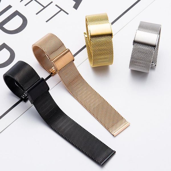 watch bands milanese stainless steel strap band 12/13/14/16/17 18mm 19mm 20mm 22mm watchband for samsung galaxy 42/46mm, Black;brown
watch bands milanese stainless steel strap band 12/13/14/16/17 18mm 19mm 20mm 22mm watchband for samsung galaxy 42/46mm, Black;brown