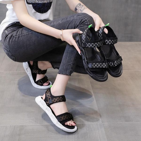 sandals women summer 2021 comfortable versatile outdoor beach shoes women's fashion casual soft bottom slippers, Black
sandals women summer 2021 comfortable versatile outdoor beach shoes women's fashion casual soft bottom slippers, Black