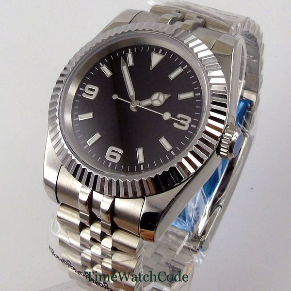 39mm/36mm sapphire automatic watch nh35/miyota8215 black dial scanned bezel 316l jubilee bracelet illuminating unisex, Slivery;brown
39mm/36mm sapphire automatic watch nh35/miyota8215 black dial scanned bezel 316l jubilee bracelet illuminating unisex, Slivery;brown