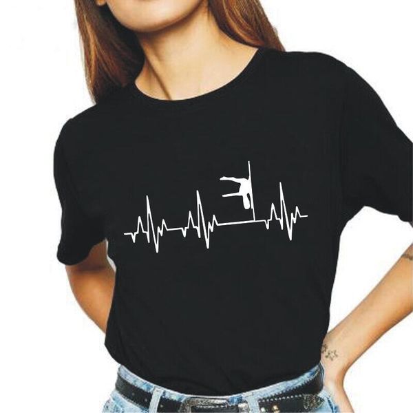 summer casual t-shirt women clothing keep calm pole dance heartbeat short sleeve tee shirt femme harajuku t women's, White
summer casual t-shirt women clothing keep calm pole dance heartbeat short sleeve tee shirt femme harajuku t women's, White