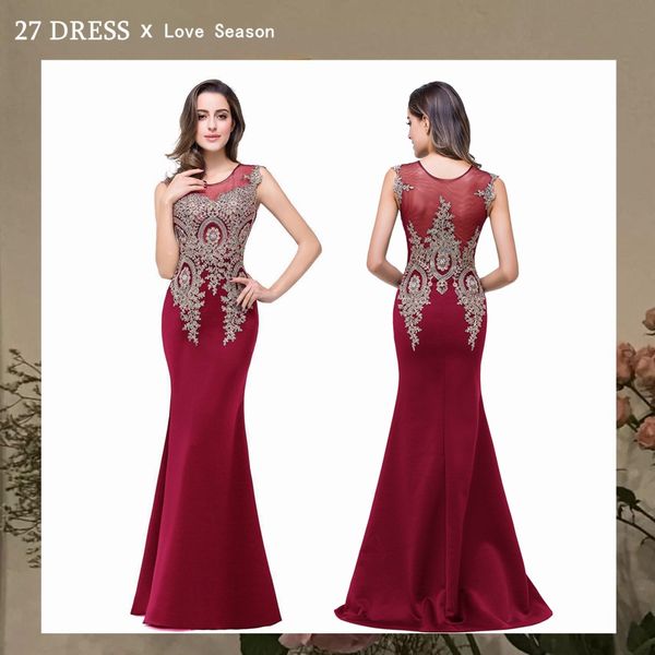 vestido de festa longo burgundy lace mermaid prom dress long real image appliques embroidery evening dress cps250, Black
vestido de festa longo burgundy lace mermaid prom dress long real image appliques embroidery evening dress cps250, Black