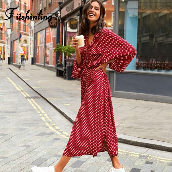 fitshinling polka dot shirt dress beachwear poets dstring vintage summer long dresses women bohemian holiday slim pareos
fitshinling polka dot shirt dress beachwear poets dstring vintage summer long dresses women bohemian holiday slim pareos