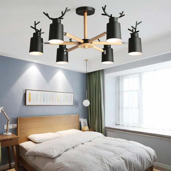 nordic log living room bedroom chandelier e27 led metal lampshade creative personality kitchen&restaurant warm antler pendant lamps
nordic log living room bedroom chandelier e27 led metal lampshade creative personality kitchen&restaurant warm antler pendant lamps