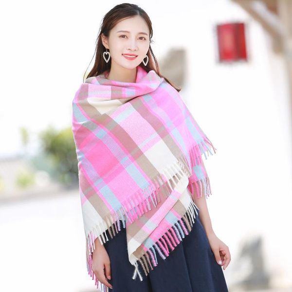 brand feminine winter shawl travel neckerchief female imitation cashmere scarf british style poncho square scarves autumn, Blue;gray
brand feminine winter shawl travel neckerchief female imitation cashmere scarf british style poncho square scarves autumn, Blue;gray
