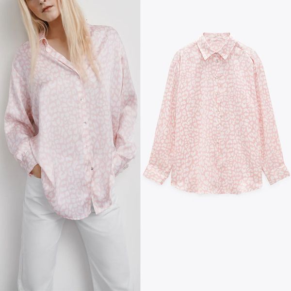 dresses za spring print satin pink shirt women long sleeve flowy vintage woman fashion button up soft fitted shirts, Black;gray
dresses za spring print satin pink shirt women long sleeve flowy vintage woman fashion button up soft fitted shirts, Black;gray