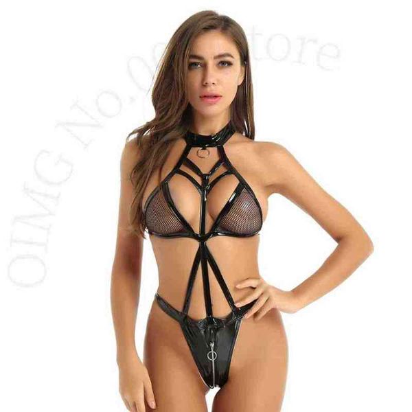 nxy set oimg new european and american lingerie mesh faux leather hollow zipper bikini clothing 1210, Red;black
nxy set oimg new european and american lingerie mesh faux leather hollow zipper bikini clothing 1210, Red;black