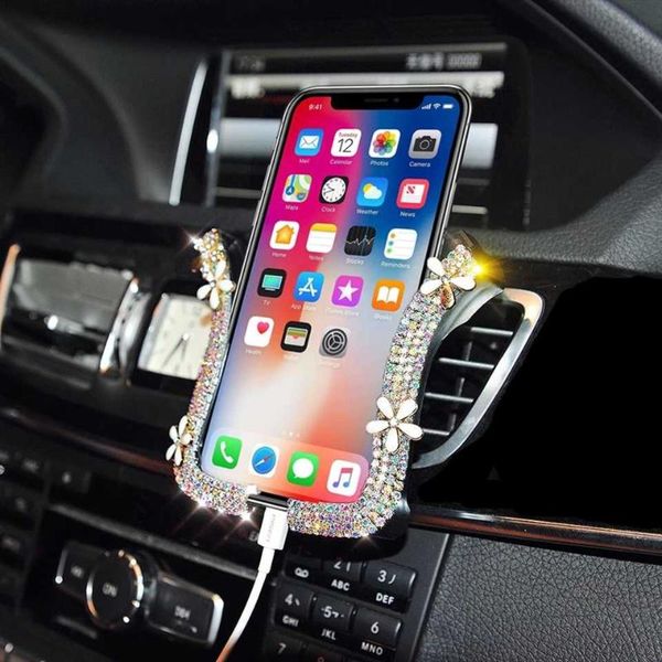 anti-slip mats 1 piece car phone holder stander rhinestone ornament vent mounts u shape luxury diamond
anti-slip mats 1 piece car phone holder stander rhinestone ornament vent mounts u shape luxury diamond