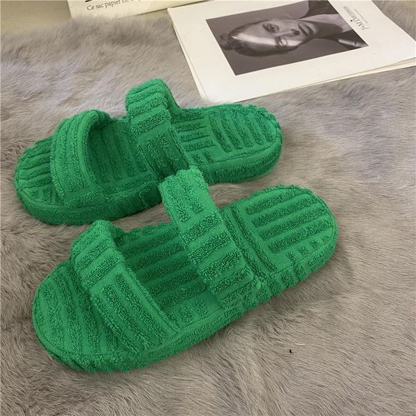 slippers 2021 peep toe thick sole women green corduroy flat outwear women's summer autumn runway non-slip shoes womens, Black
slippers 2021 peep toe thick sole women green corduroy flat outwear women's summer autumn runway non-slip shoes womens, Black