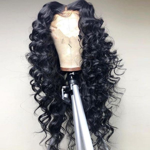 loose curly lace front human hair wigs for black woman brazilian virgin pre plucked bleached knots with baby, Black;brown
loose curly lace front human hair wigs for black woman brazilian virgin pre plucked bleached knots with baby, Black;brown