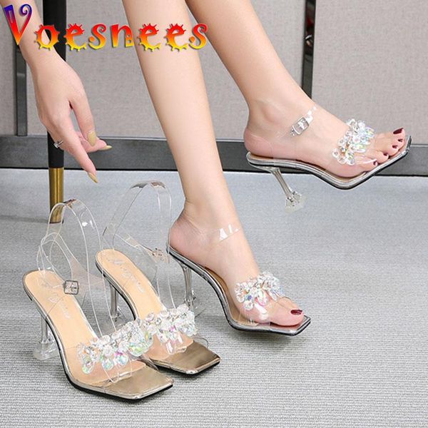 dress shoes voesnees women sandals 2021 summer fashion transparent crystal high heels 9cm square end shining diamond wedding party, Black
dress shoes voesnees women sandals 2021 summer fashion transparent crystal high heels 9cm square end shining diamond wedding party, Black