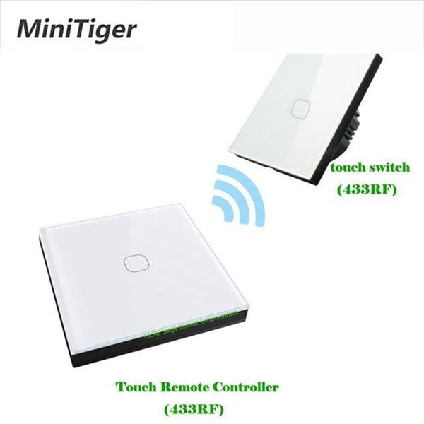 smart home control minitiger 433mhz wireless remote wall light touch switch eu standard 1/2/3 gang 2 way stick
smart home control minitiger 433mhz wireless remote wall light touch switch eu standard 1/2/3 gang 2 way stick