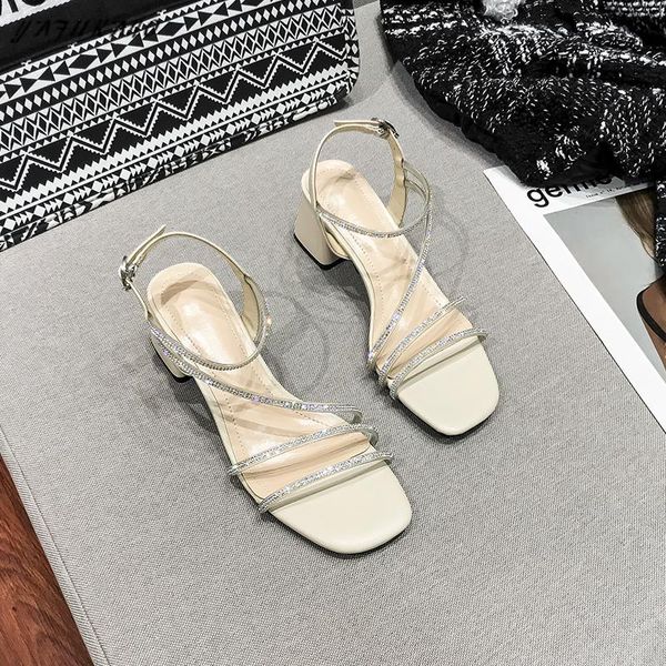 sandals big size women shoes 35-44 summer rhinestone narrowband square mid-heel high heels elegant ladies party dress, Black
sandals big size women shoes 35-44 summer rhinestone narrowband square mid-heel high heels elegant ladies party dress, Black