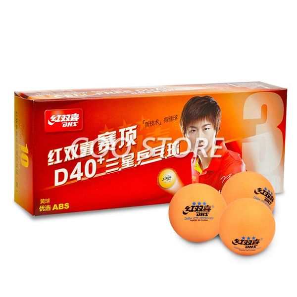 30/60 balls dhs 3-star table tennis ball d40+ orange plastic poly original 3 star yellow pong
30/60 balls dhs 3-star table tennis ball d40+ orange plastic poly original 3 star yellow pong