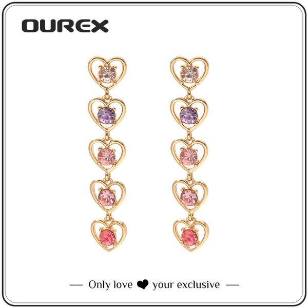 hoop & huggie ourex rhinestone love heart long dangle earrings for women exaggerated small statement party jewelry wholesale, Golden;silver
hoop & huggie ourex rhinestone love heart long dangle earrings for women exaggerated small statement party jewelry wholesale, Golden;silver