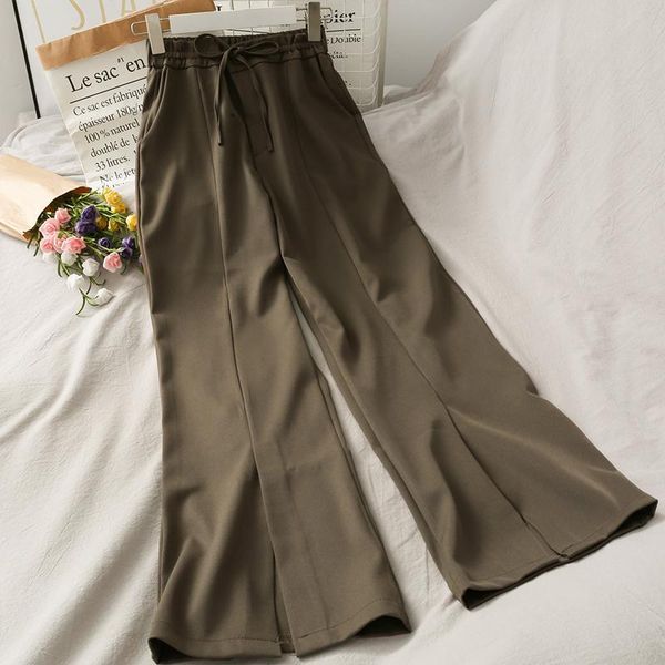 women's pants & capris 2021 flower bud bow tie high-waisted thin wide-leg autumn clothes slit drape loose straight-leg c89f, Black;white
women's pants & capris 2021 flower bud bow tie high-waisted thin wide-leg autumn clothes slit drape loose straight-leg c89f, Black;white
