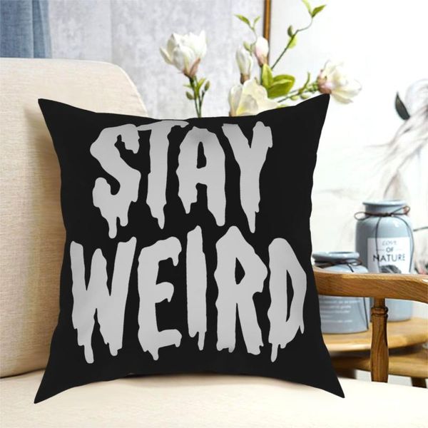 stay weird typhography pillowcase printed polyester cushion cover decor throw pillow case home square 18'' cushion/decorative
stay weird typhography pillowcase printed polyester cushion cover decor throw pillow case home square 18'' cushion/decorative