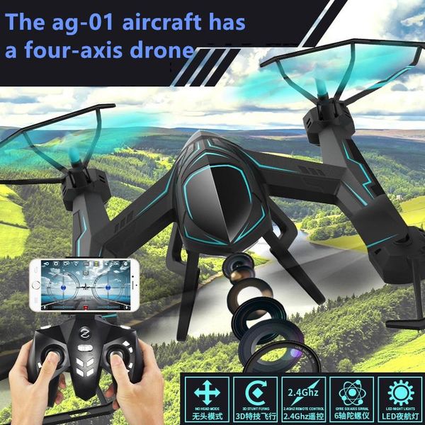 wifi fpv rc drone ag-01 2.4ghz 4ch outdoor and indoor quadcopter helicopter headless mode stunt 360 degree roll gift drones
wifi fpv rc drone ag-01 2.4ghz 4ch outdoor and indoor quadcopter helicopter headless mode stunt 360 degree roll gift drones