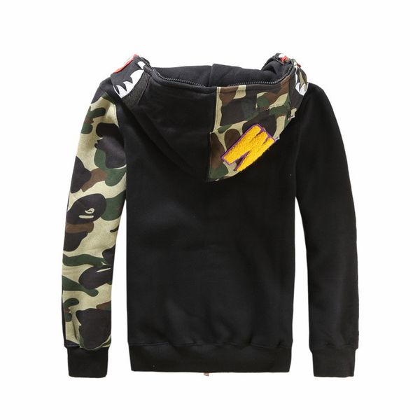 2022 men's clothes hoodies jacket gray camouflage shark print men fashion cotton hooded sportswear inner fleece hoody sweatshirt, Black
2022 men's clothes hoodies jacket gray camouflage shark print men fashion cotton hooded sportswear inner fleece hoody sweatshirt, Black