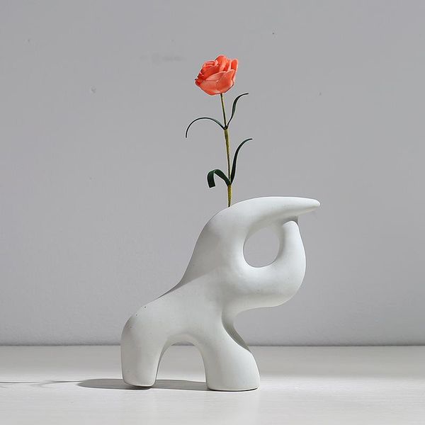 vases white ceramic flower innovative shaped simple modern hydroponic figurines ornament for living room lbe
vases white ceramic flower innovative shaped simple modern hydroponic figurines ornament for living room lbe