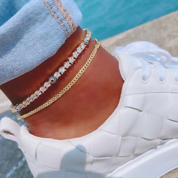 anklets stonefans bohemian rhinestone blue evil eye anklet for women fashion jewelry tennis chain bracelets on hand festival gift, Red;blue
anklets stonefans bohemian rhinestone blue evil eye anklet for women fashion jewelry tennis chain bracelets on hand festival gift, Red;blue