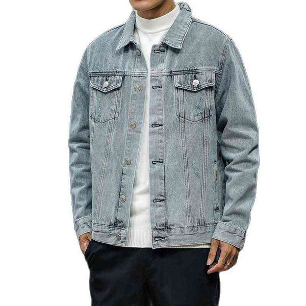 2021 new denim jacket men hole retro motorcyle jeans coat men fashion streetwear bomber denim jacket mens casual denim coats y1122, Black;brown
2021 new denim jacket men hole retro motorcyle jeans coat men fashion streetwear bomber denim jacket mens casual denim coats y1122, Black;brown