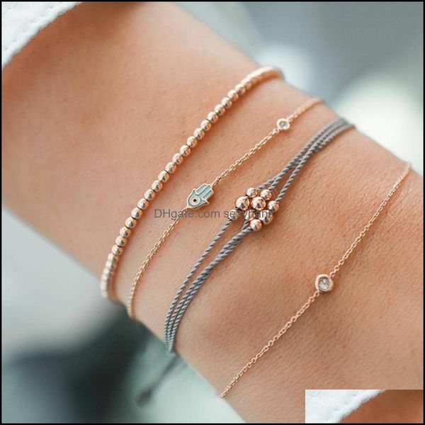 charm bracelets jewelry s1761 fashion mti layer bracelet set beads chain drop delivery 2021 2r8cg, Golden;silver
charm bracelets jewelry s1761 fashion mti layer bracelet set beads chain drop delivery 2021 2r8cg, Golden;silver