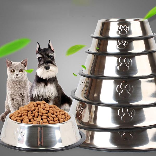 dog bowls & feeders pet cat food water stainless steel for kitten puppy durable ant non-slip feeder outdoor dishes
dog bowls & feeders pet cat food water stainless steel for kitten puppy durable ant non-slip feeder outdoor dishes
