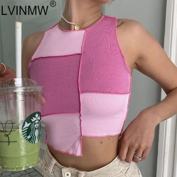 women's tanks & camis lvinmw hit color irregular casual sleeveless remake o neck patchwork slim y2k crop ribbing chic women tank st, White
women's tanks & camis lvinmw hit color irregular casual sleeveless remake o neck patchwork slim y2k crop ribbing chic women tank st, White