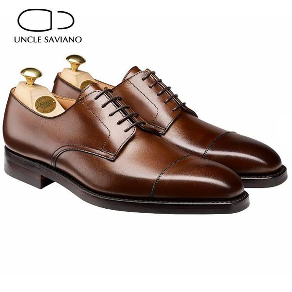 dress shoes uncle saviano derby fashion style party formal man original business designer genuine leather handmade for men, Black
dress shoes uncle saviano derby fashion style party formal man original business designer genuine leather handmade for men, Black