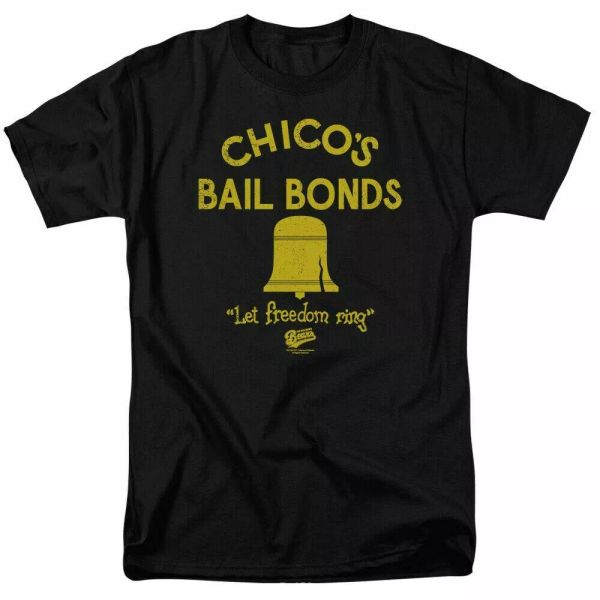 the bad news bears chicos bail bonds t shirt mens licensed retro movie tee black, White;black
the bad news bears chicos bail bonds t shirt mens licensed retro movie tee black, White;black