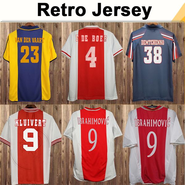04 05 ibrahimovic boukhari mens retro home soccer jerseys 98 99 sibon litmanen sier football shirt 94 95 kluivert rijkaard uniforms, Black;yellow
04 05 ibrahimovic boukhari mens retro home soccer jerseys 98 99 sibon litmanen sier football shirt 94 95 kluivert rijkaard uniforms, Black;yellow