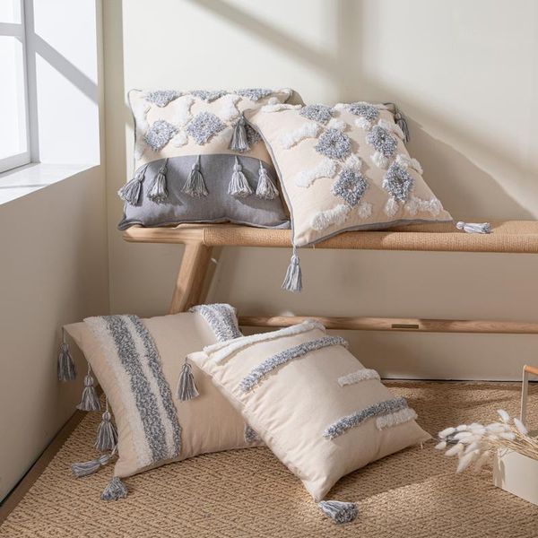 cushion/decorative pillow inel tassel cotton linen cushion cover beige decorative texture for living room bedroom pillowcases 45x45cm
cushion/decorative pillow inel tassel cotton linen cushion cover beige decorative texture for living room bedroom pillowcases 45x45cm