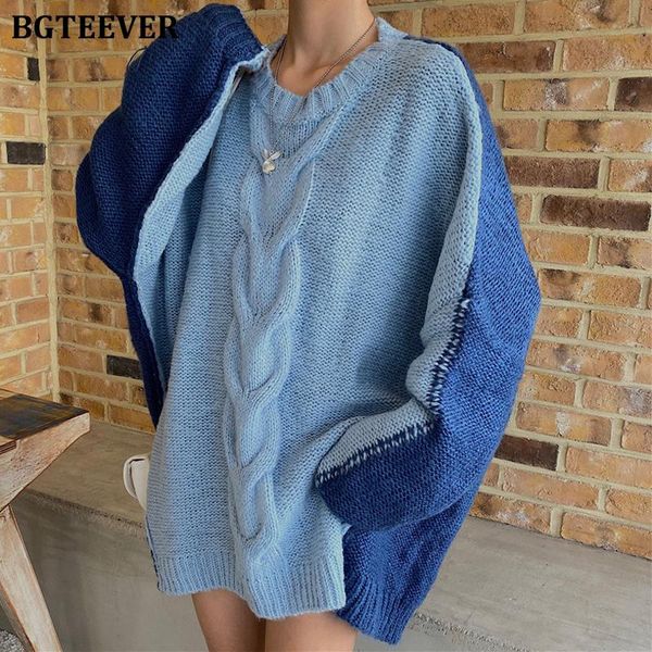 women's sweaters bgteever vintage thicken oversize female knitted pullovers o-neck twist stripes long-sleeved women patchwork sweater j, White;black
women's sweaters bgteever vintage thicken oversize female knitted pullovers o-neck twist stripes long-sleeved women patchwork sweater j, White;black