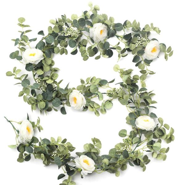 decorative flowers & wreaths 2m artificial eucalyptus with rose garland hanging rattan vertical garden home table party wedding backdrop wal
decorative flowers & wreaths 2m artificial eucalyptus with rose garland hanging rattan vertical garden home table party wedding backdrop wal