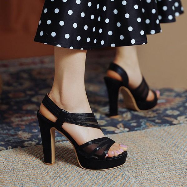 sandals gold high heel women summer 2021 open toe large size 41 42 43 fashion chunky heels, Black
sandals gold high heel women summer 2021 open toe large size 41 42 43 fashion chunky heels, Black