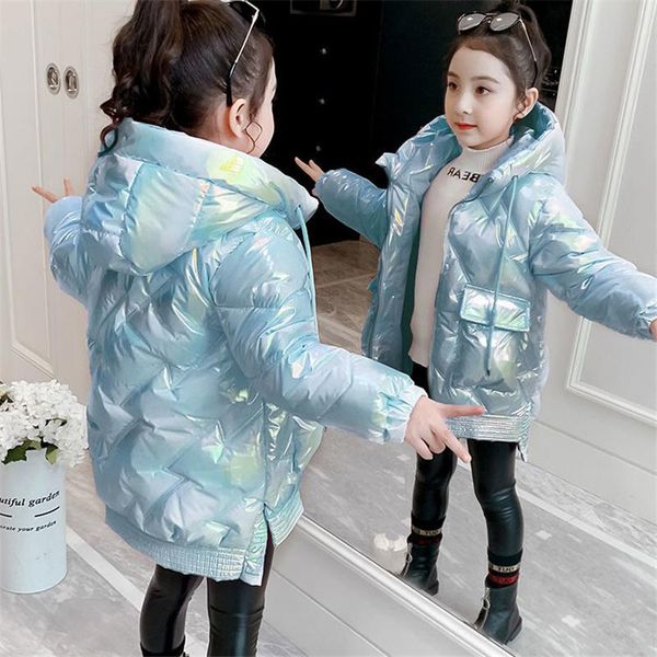 down coat 2021 girls waterproof shiny cotton jacket thick warm hooded children outerwear clothing 5 6 8 10 12 years coats, Blue;gray
down coat 2021 girls waterproof shiny cotton jacket thick warm hooded children outerwear clothing 5 6 8 10 12 years coats, Blue;gray