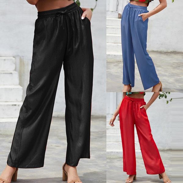 pants women 2021 high waist solid bottom loose casual trousers wide leg spodnie damskie pantalon large femme taille haute women's & cap, Black;white
pants women 2021 high waist solid bottom loose casual trousers wide leg spodnie damskie pantalon large femme taille haute women's & cap, Black;white