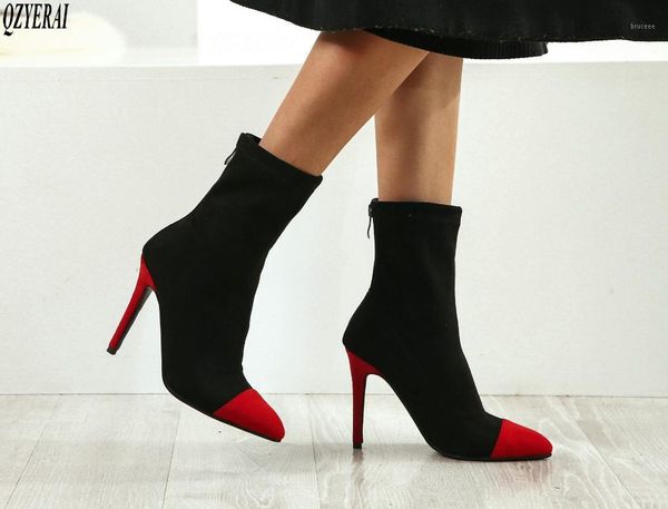boots women ankle short flock pointed toe square heels winter booties woman 2021 slip on black1, Black
boots women ankle short flock pointed toe square heels winter booties woman 2021 slip on black1, Black