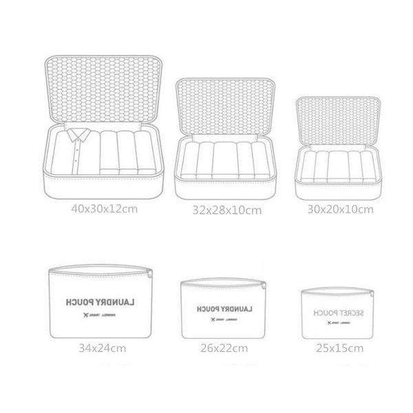 duffel bags 6pcs/set travel bag clothing organizer multifunctional storage high capacity mesh packing cubes luggage
duffel bags 6pcs/set travel bag clothing organizer multifunctional storage high capacity mesh packing cubes luggage