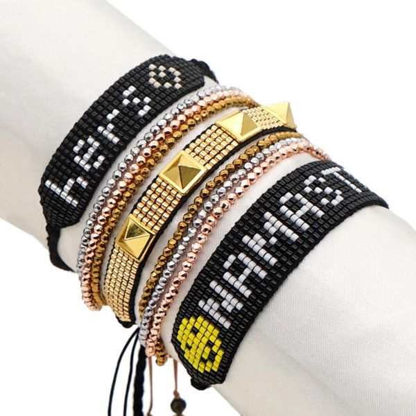 charm bracelets go2boho miyuki beads bracelet set handmade jewelry for women hematite stone pulseras jewellery rivet tassel, Golden;silver
charm bracelets go2boho miyuki beads bracelet set handmade jewelry for women hematite stone pulseras jewellery rivet tassel, Golden;silver