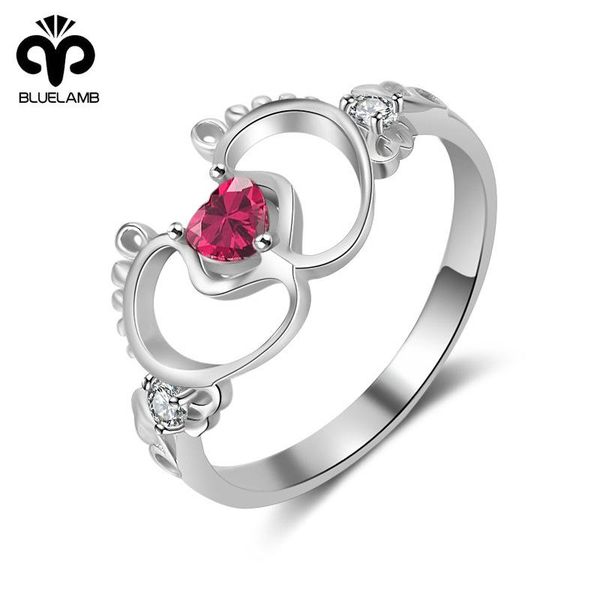 wedding rings real 925 sterling silver ring for women red zircon simple fashion feet holding heart alternative versatile personality jewelry, Slivery;golden
wedding rings real 925 sterling silver ring for women red zircon simple fashion feet holding heart alternative versatile personality jewelry, Slivery;golden