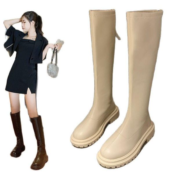 boots 2021 autumn and winter fashion style women's ankle round toe zipper knee-length comfortable, Black
boots 2021 autumn and winter fashion style women's ankle round toe zipper knee-length comfortable, Black